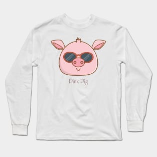 pink pig Long Sleeve T-Shirt